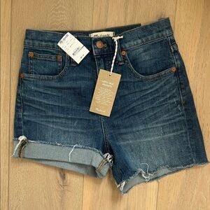Madewell Dark Blue Jean Shorts